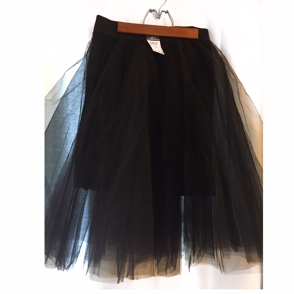 Tulle Black Skirt