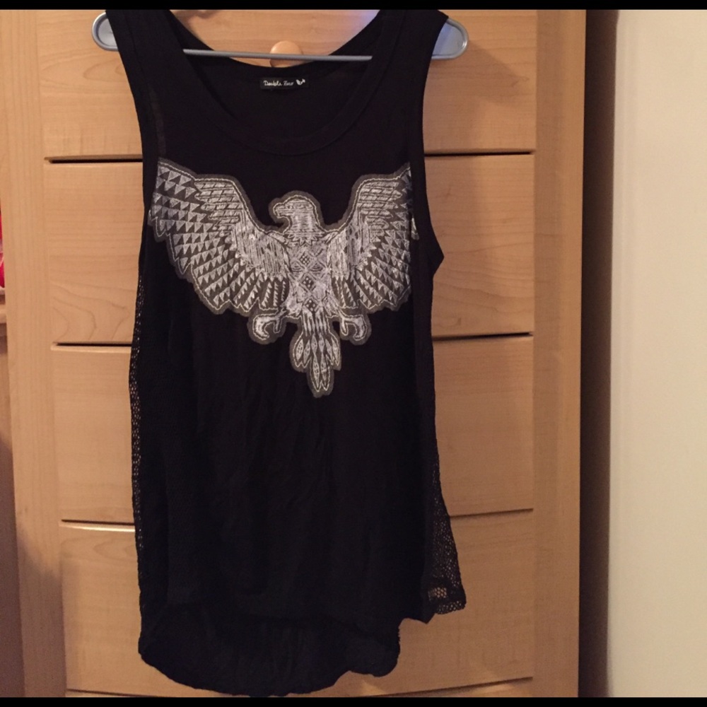 Biker chic style tank