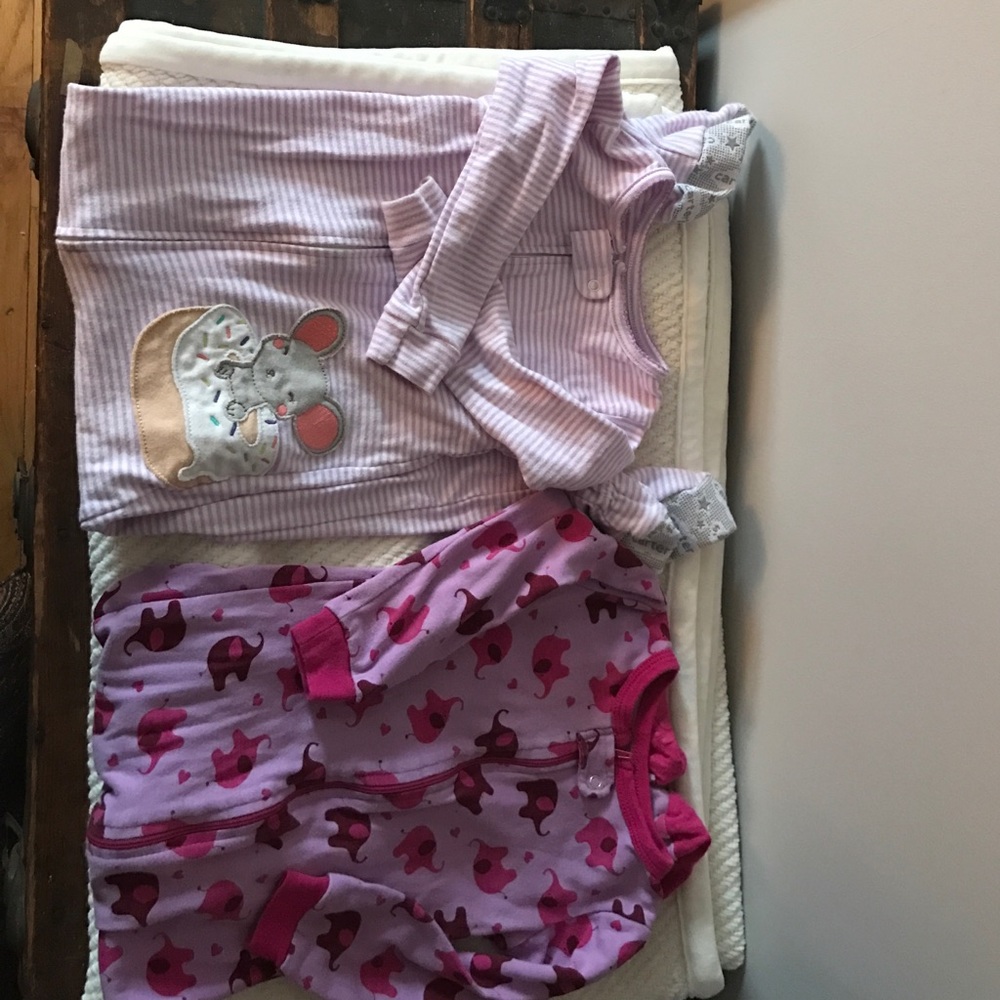 Footy pajamas! So cute and soft. Bundle of 2.