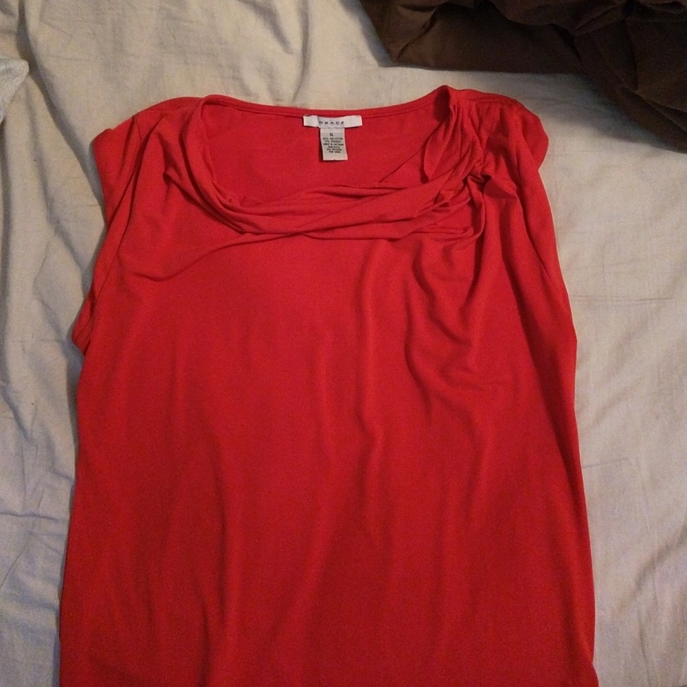 Orange tank top