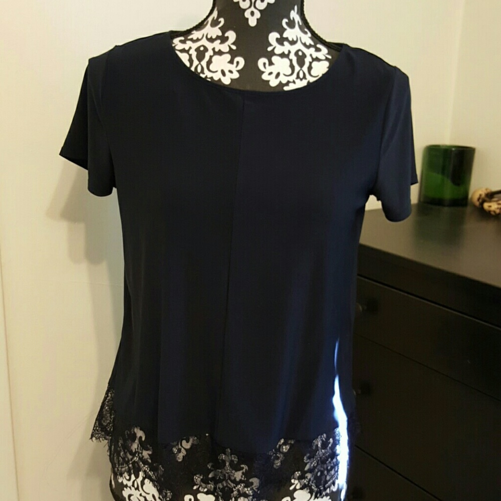 Cute navy blue  top