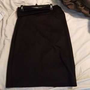 Agnes and Dora black pencil skirt XL