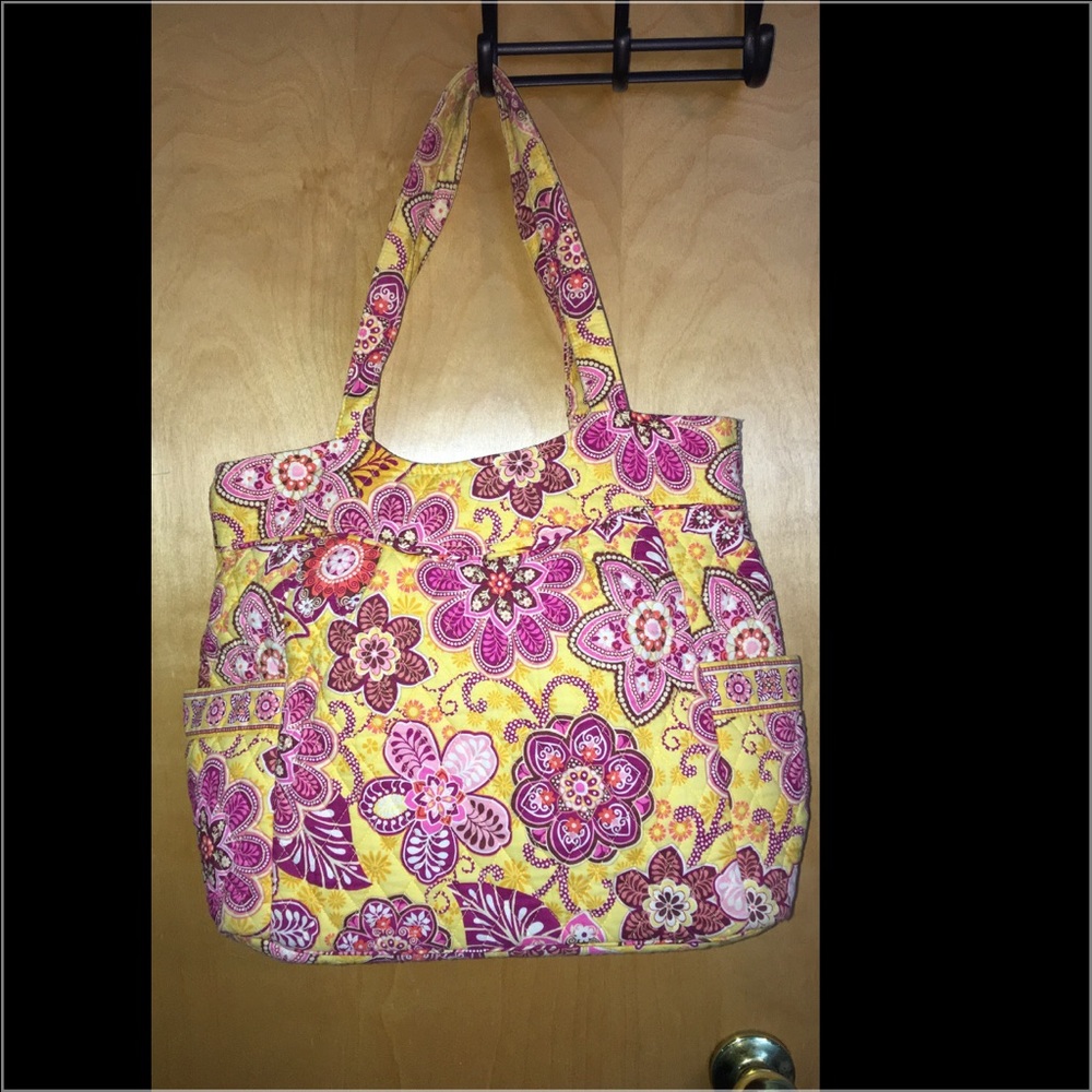 Vera Bradley Tote Bag Bali Gold
