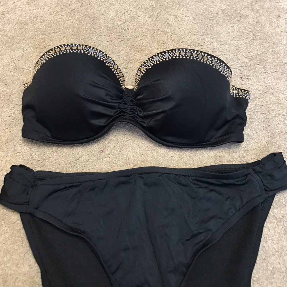Victoria's Secret gem bikini top and target bottom