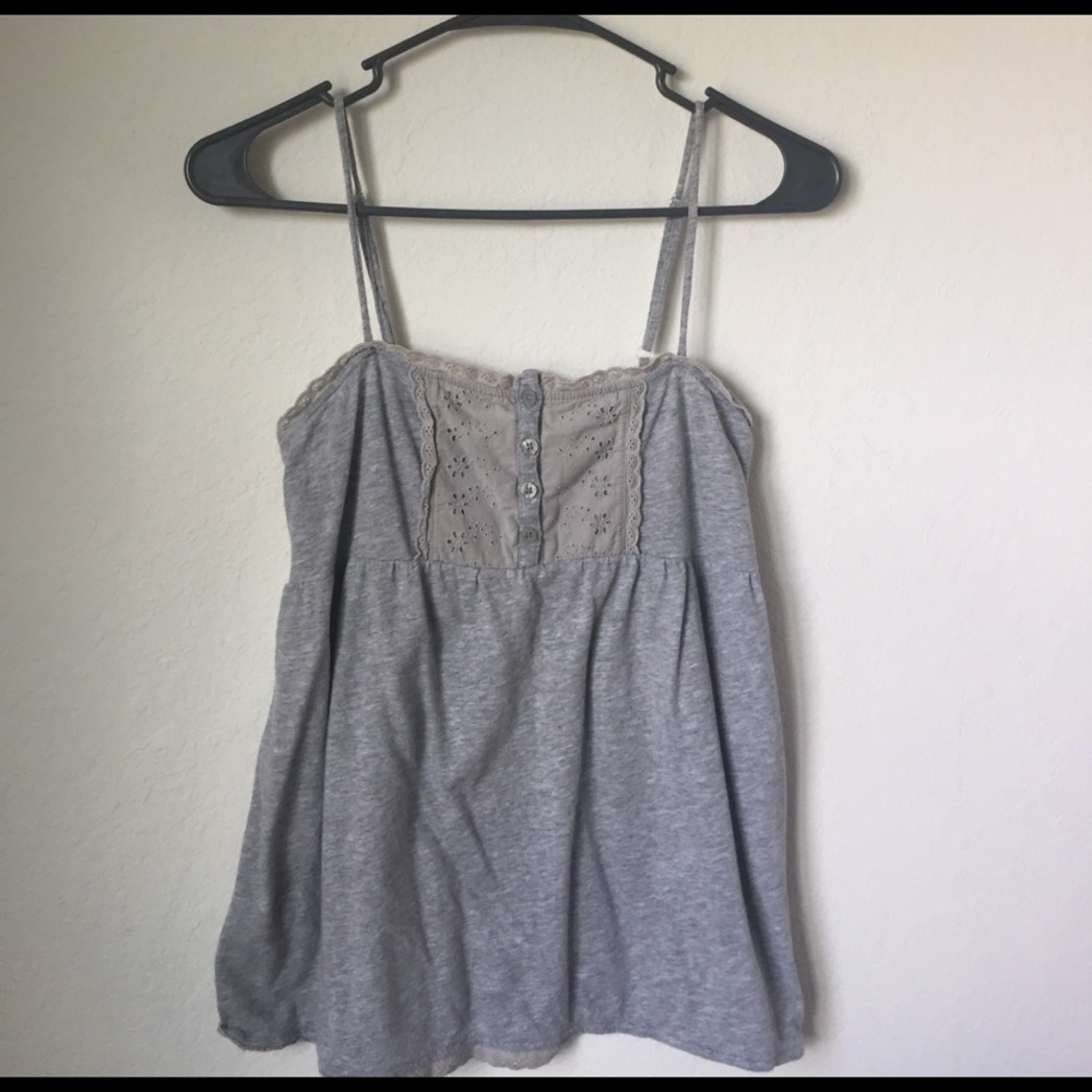 Gray Arizona Jeans Top