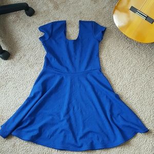 Royal blue dress