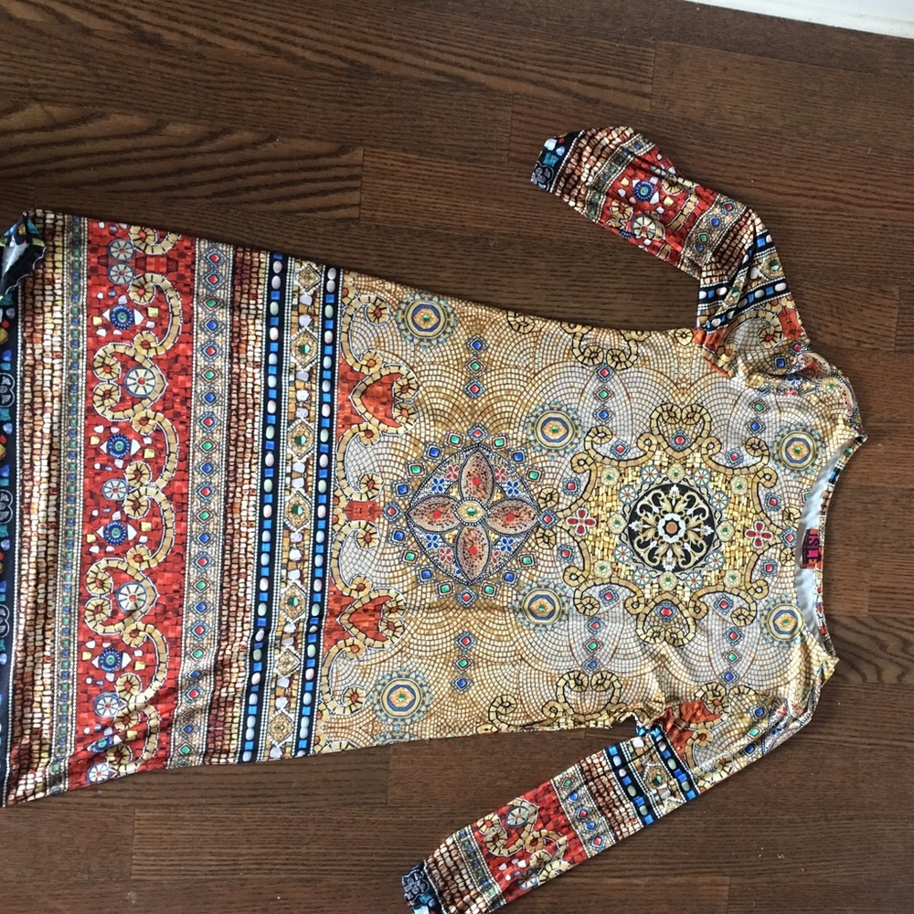 Tribal midi dress
