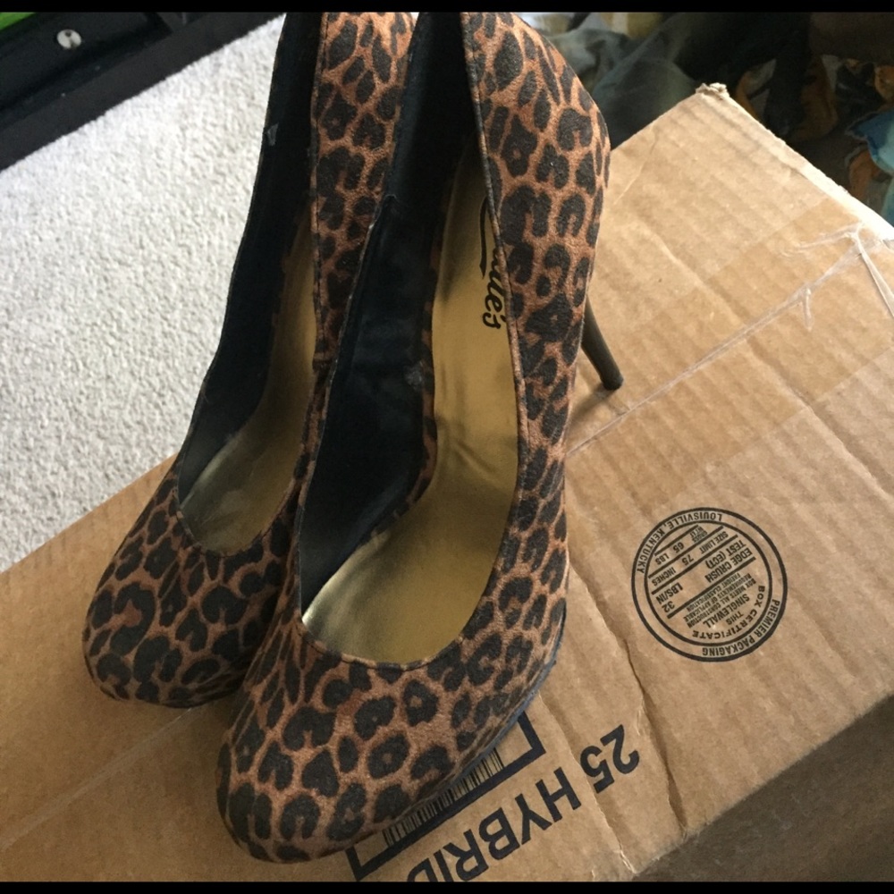 Cheetah Print High Heels