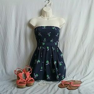 Strapless Hollister mini dress