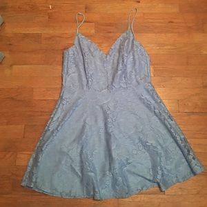 Blue Lace Dress by Charlotte Russe