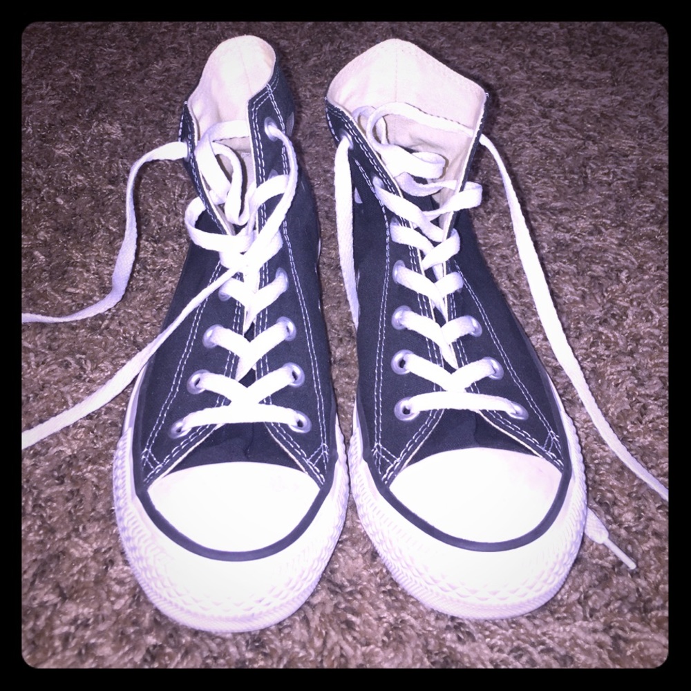 Black Hightop Converse