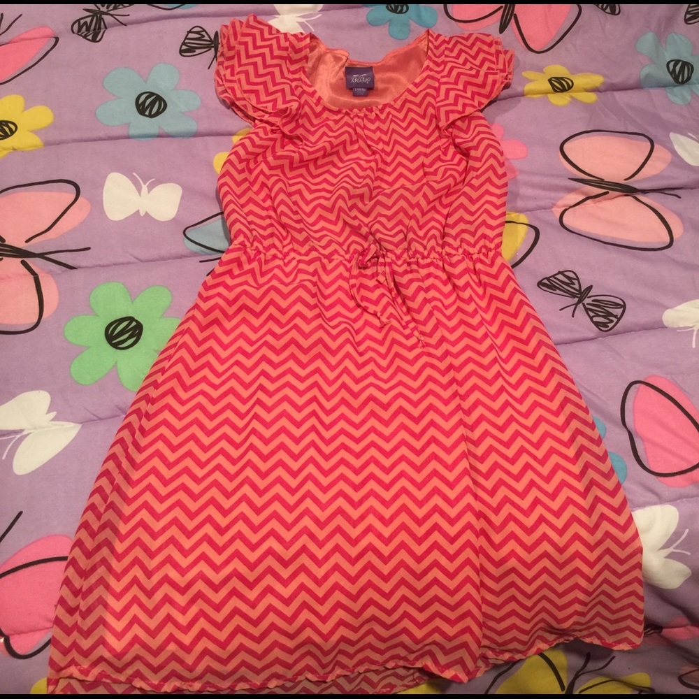 Bebop chiffon overlay dress size 14