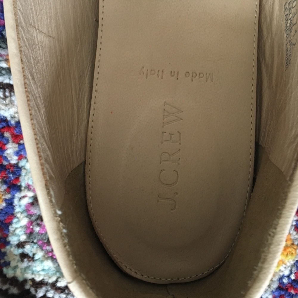 SOLD‼️ j. crew nude, gold studded flats, size 10 - Picture 3 of 6