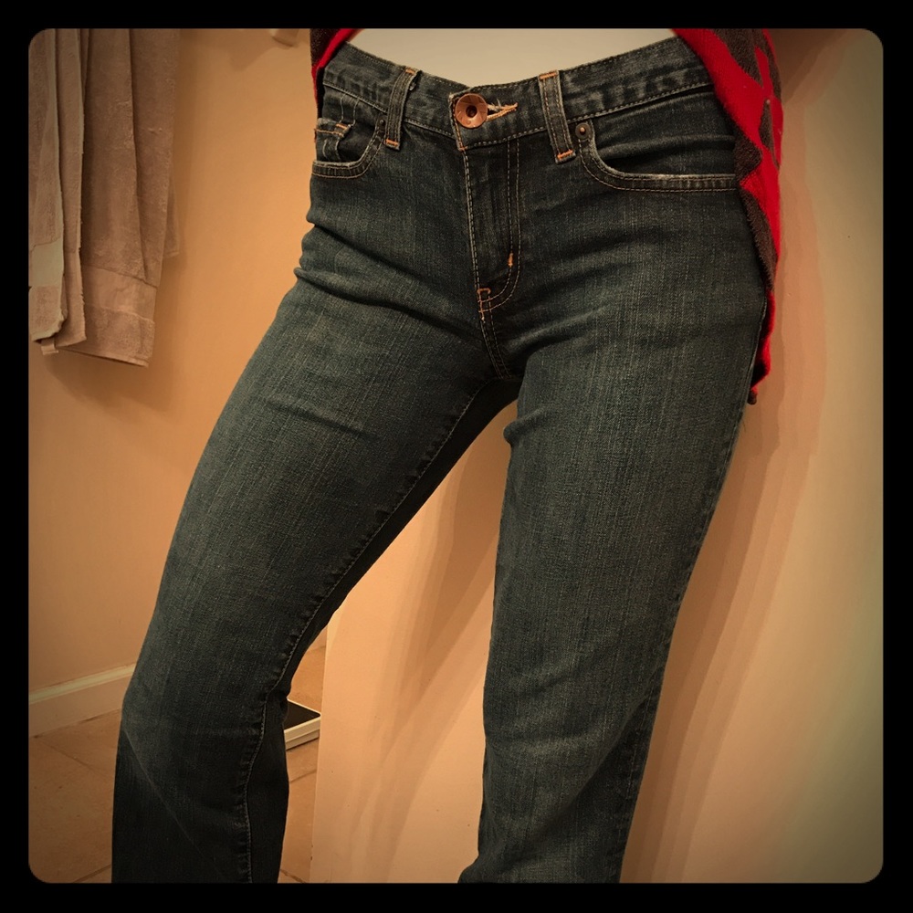 Express X2 jeans Curvy style Boot cut Sz 4 regular