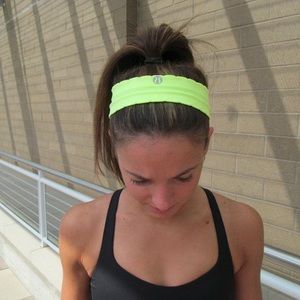 Lululemon Swiftly Headband - Citron