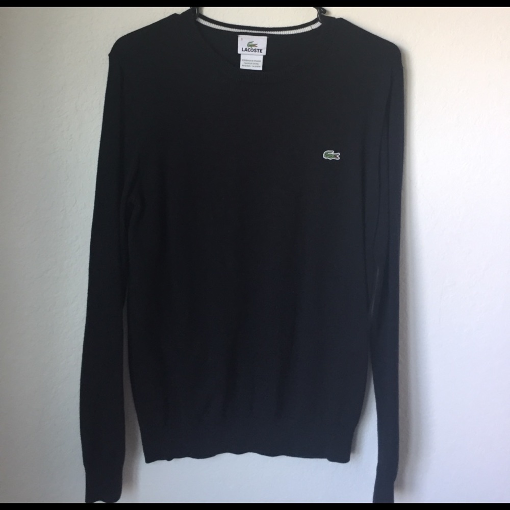 Black Small Lacoste Sweater