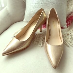 Nine West Margot Gold Pumps