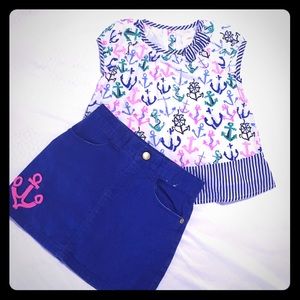 ⚓️ Gymboree skort & top bundle ⚓️