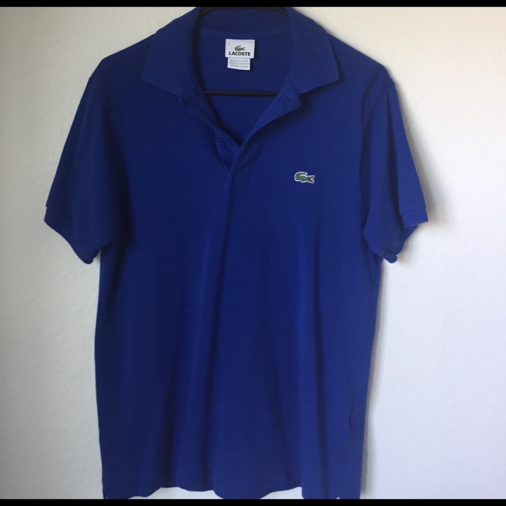 Blue Lacoste Polo