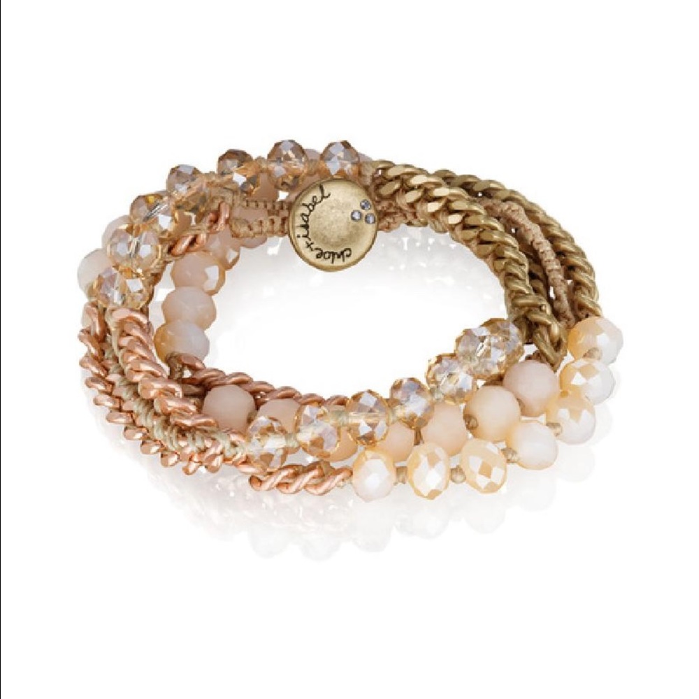 Bead + Chain Multi-Wrap Bracelet