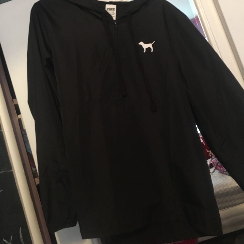 VS Pink anorak windbreaker