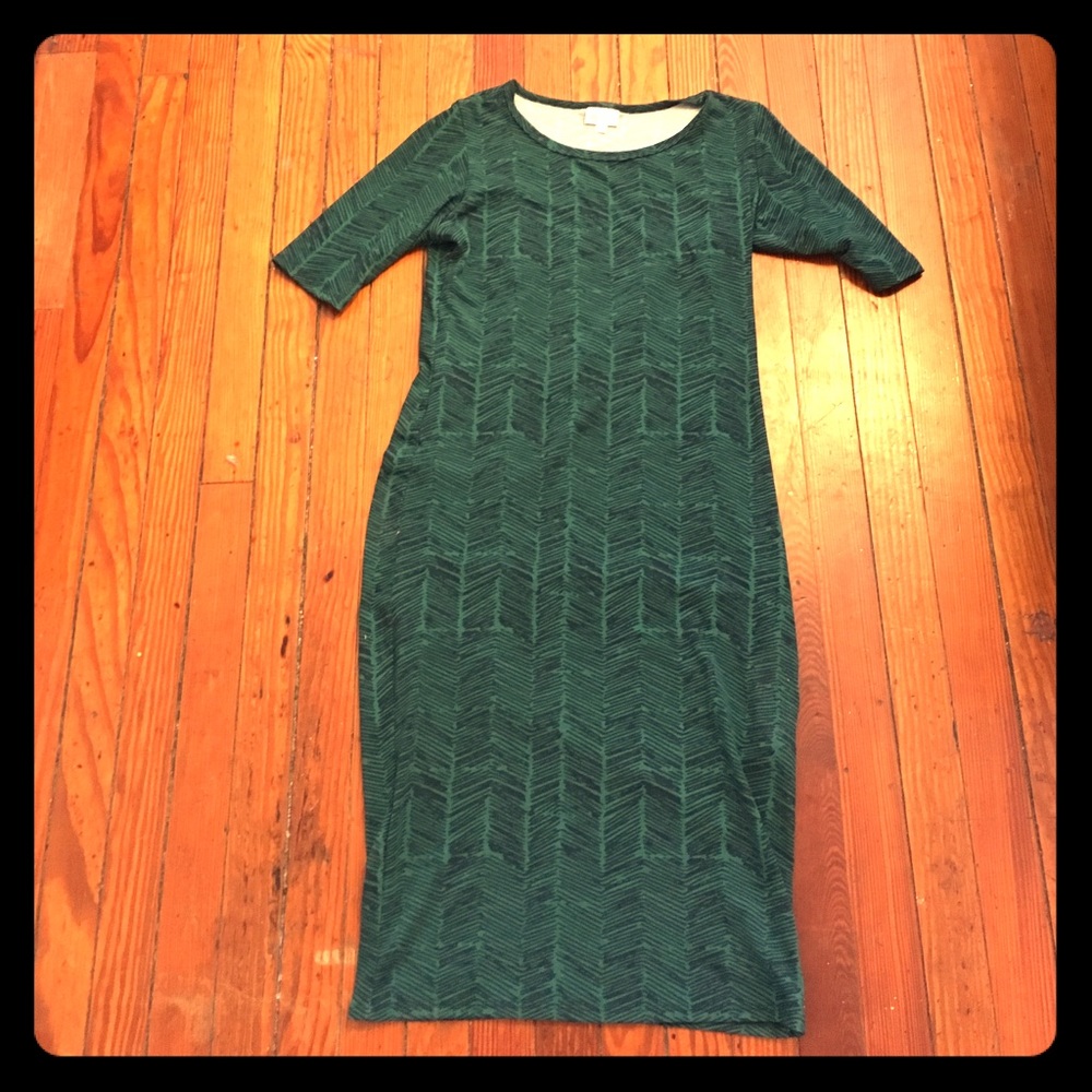 Lularoe Julia Green and Black