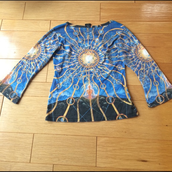 psychedelic long sleeve L - Picture 3 of 5