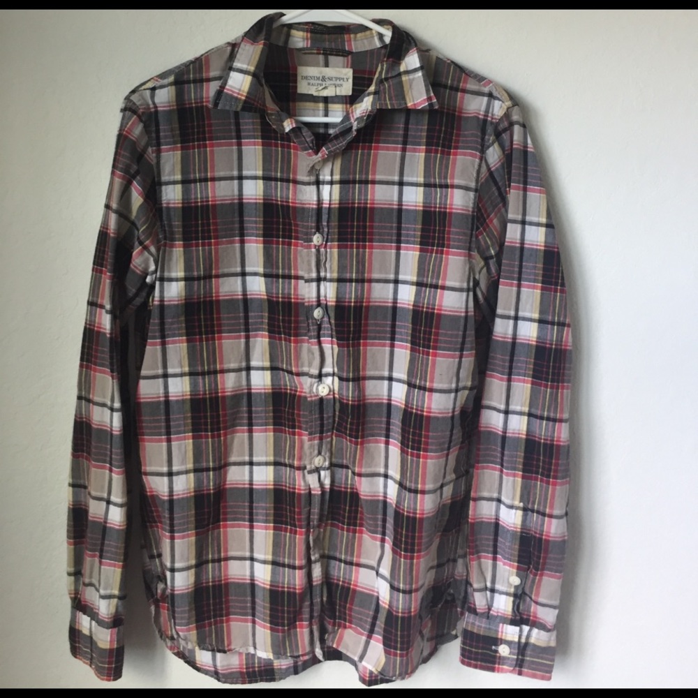 Small Denim and Supply Button Up