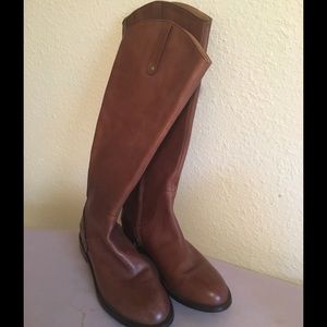 Halogen Riding Boots, leather, size 7