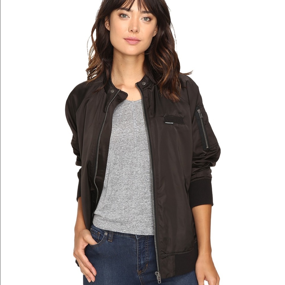 Members Only Ex-BF Satin Bomber Jacket