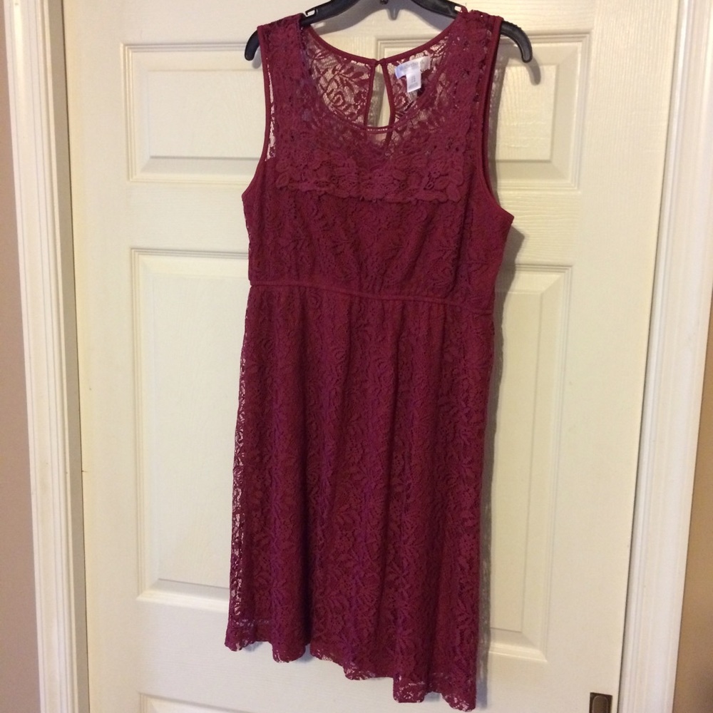 Motherhood Maternity Lace Dress