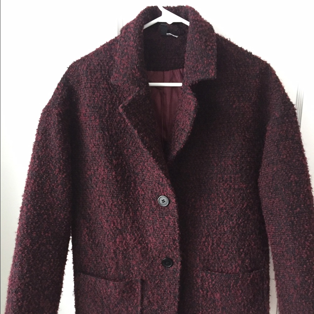 H and M coat wool
