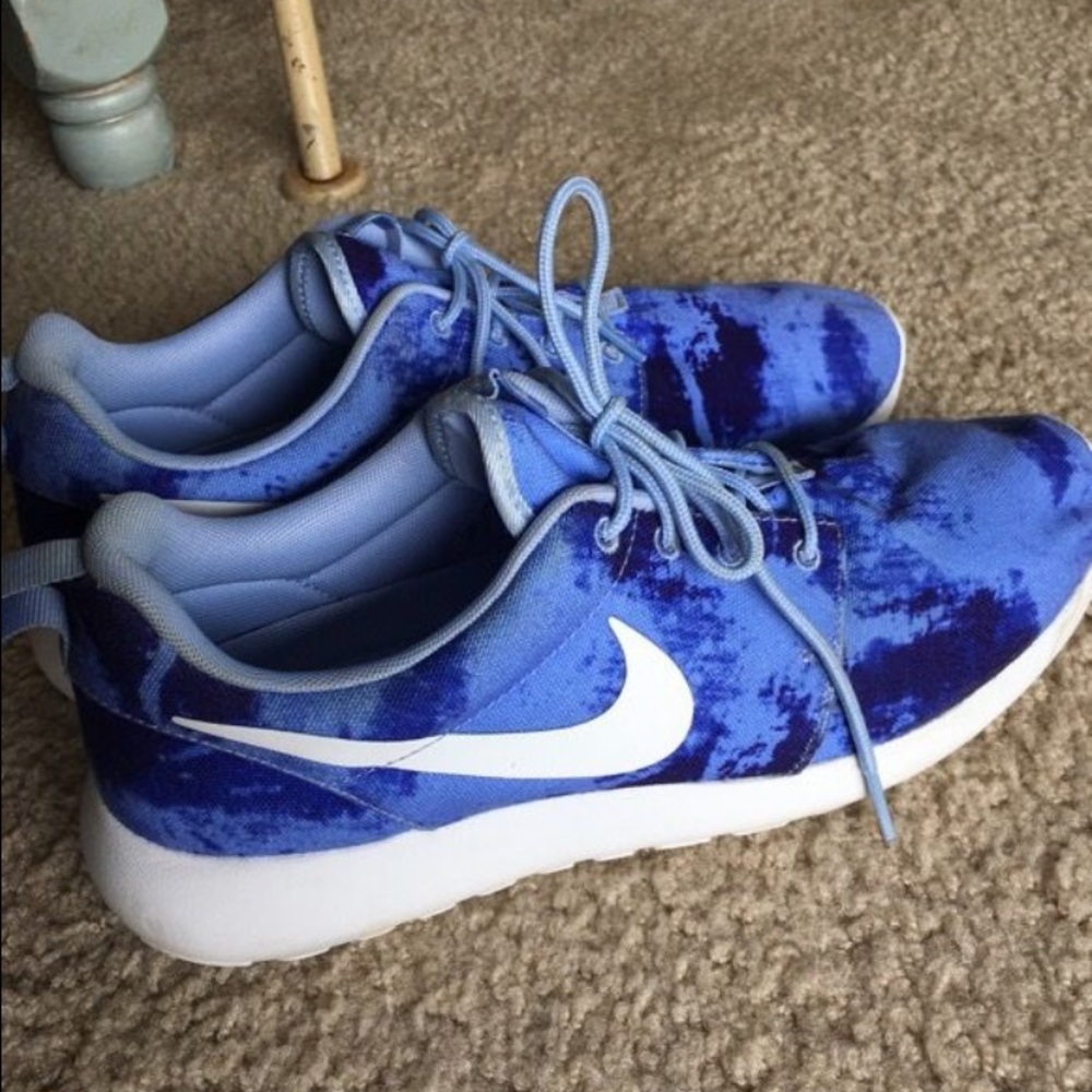 Limited edition Nikes denim fabric, size 11.