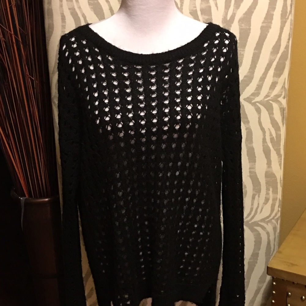 Nordstrom Trouve Loose Weave Sweater