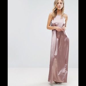 ASOS Halter strappy back maxi dress
