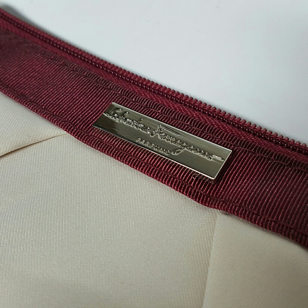 Salvatore Ferragamo Parfums zipper wristlet