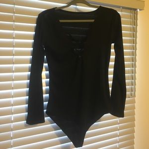 Lace up bodysuit
