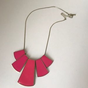 Pink Nordstrom statement necklace