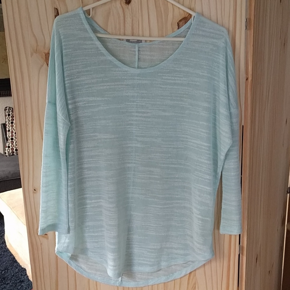 Olive & Oak Light Blue Long Sleeve Top