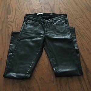 Adriano Goldschmed "leather" legging jeans