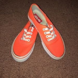 Levi's Bright Orange Shoes