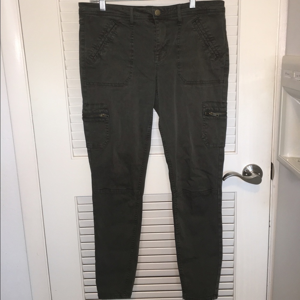 Army Green Jegging by Mossimo, Size 10