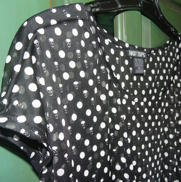 Hot Topic Black Sheer Top - Picture 3 of 3