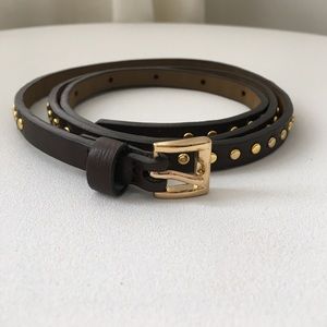 J.Crew Leather Studded Belt