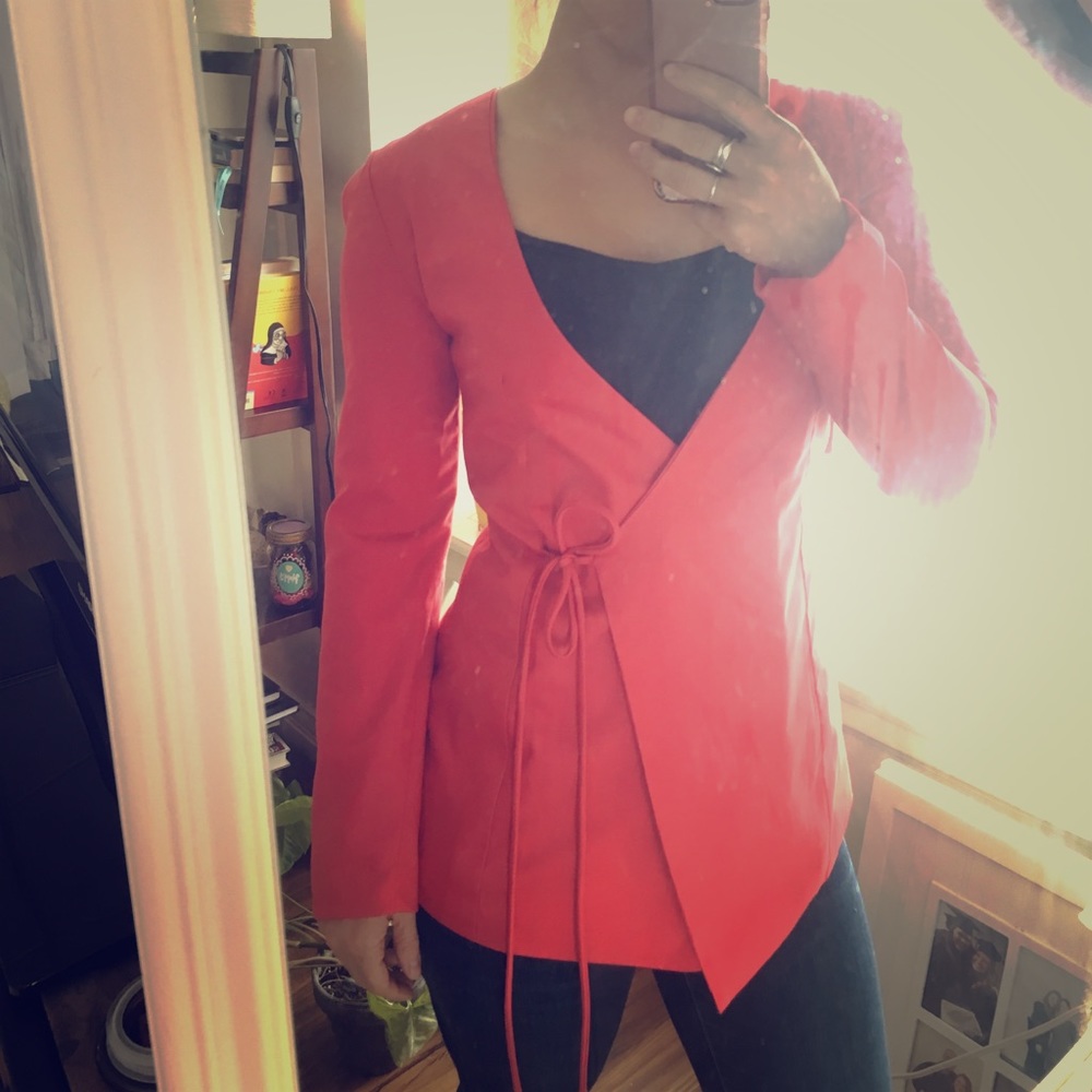 Francesca cross blazer