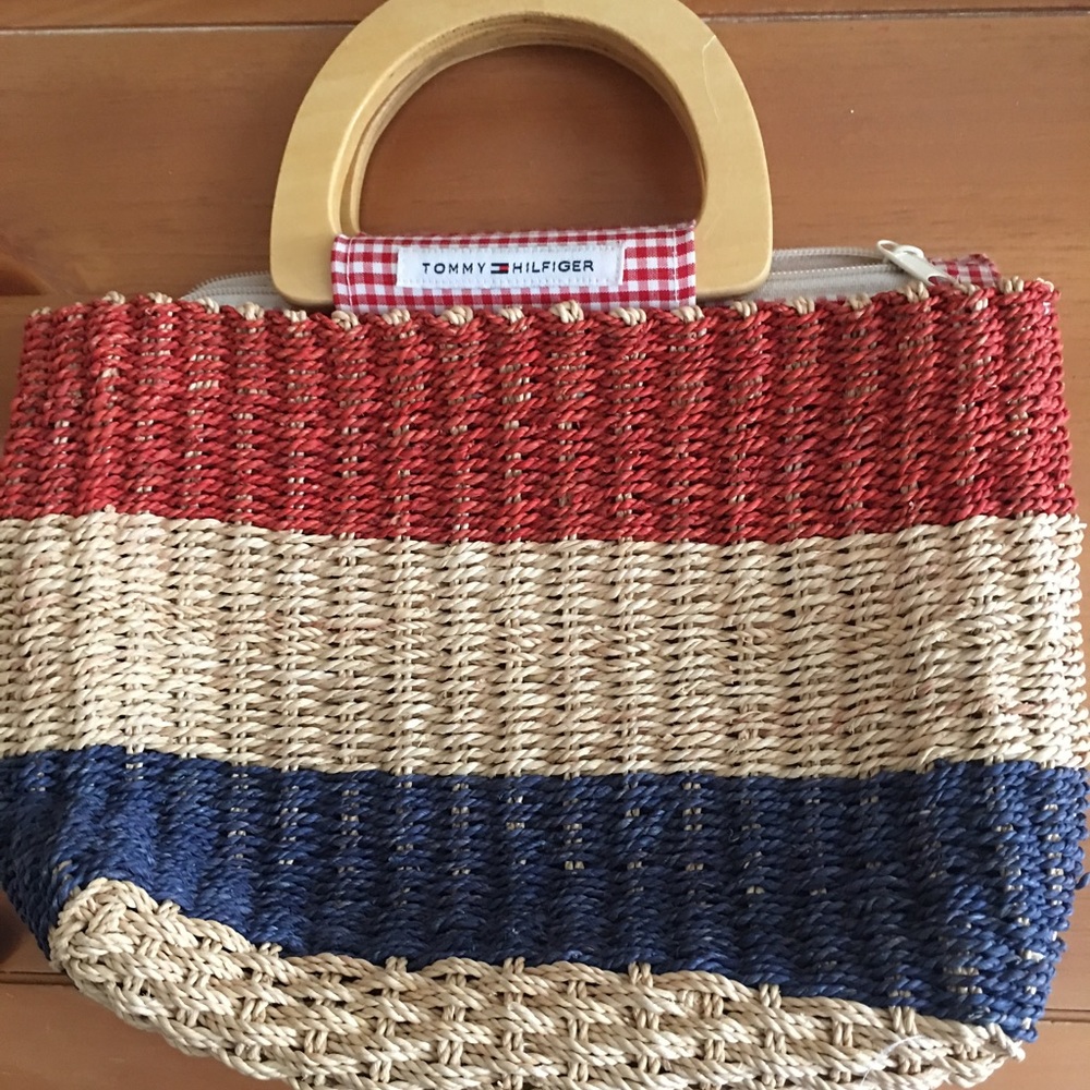 Tommy Hilfiger straw bag