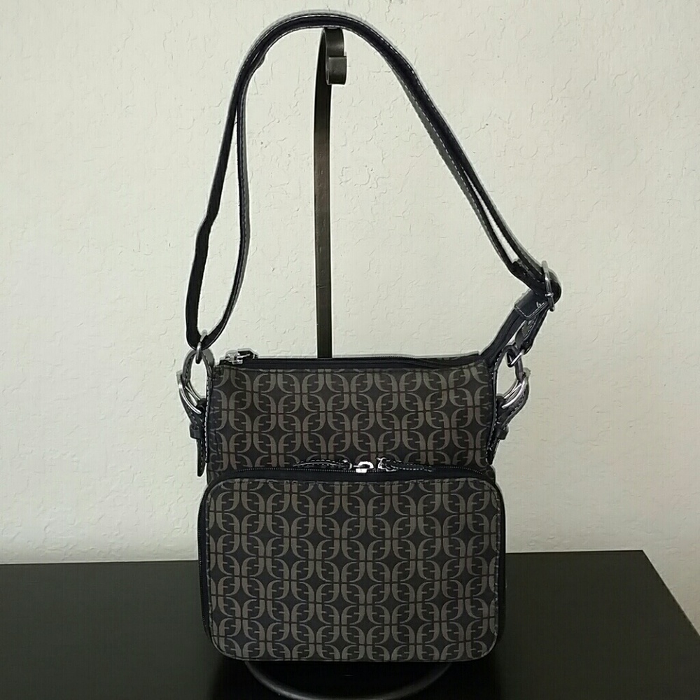 Fossil Canvas Jacquard Crossbody Bag