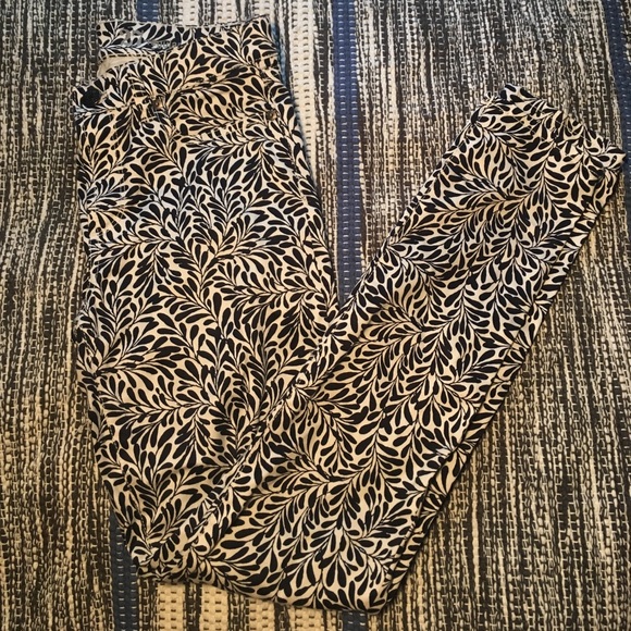 Jcrew Patterned Midrise Toothpick Jeans - Picture 2 of 2