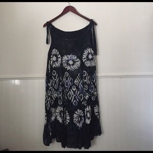 Free people batik tent dress size small