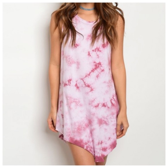 ❗️DELETING TODAY Mauve Tie Dye Dress - Picture 2 of 4